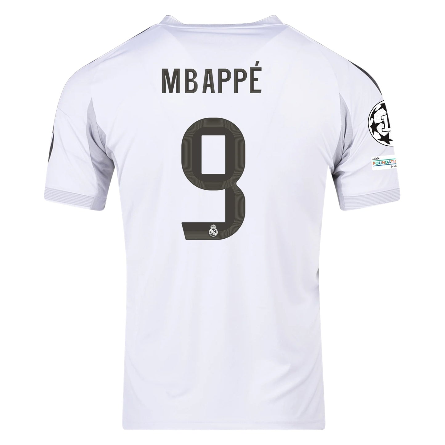 Men's Replica adidas Mbappe Real Madrid Home Jersey 25/26 - UCLFutballers F.C