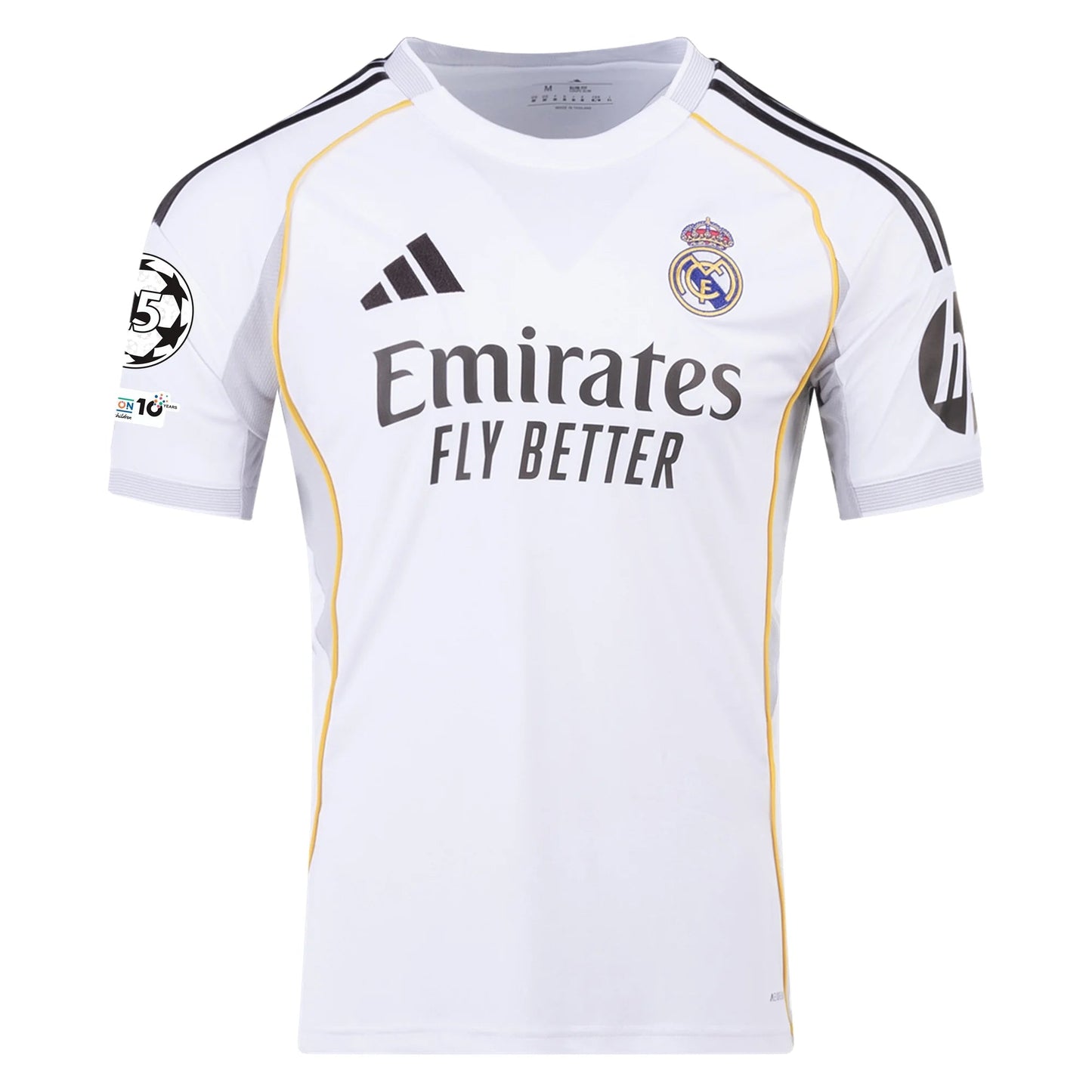 Men's Replica adidas Mbappe Real Madrid Home Jersey 25/26 - UCLFutballers F.C