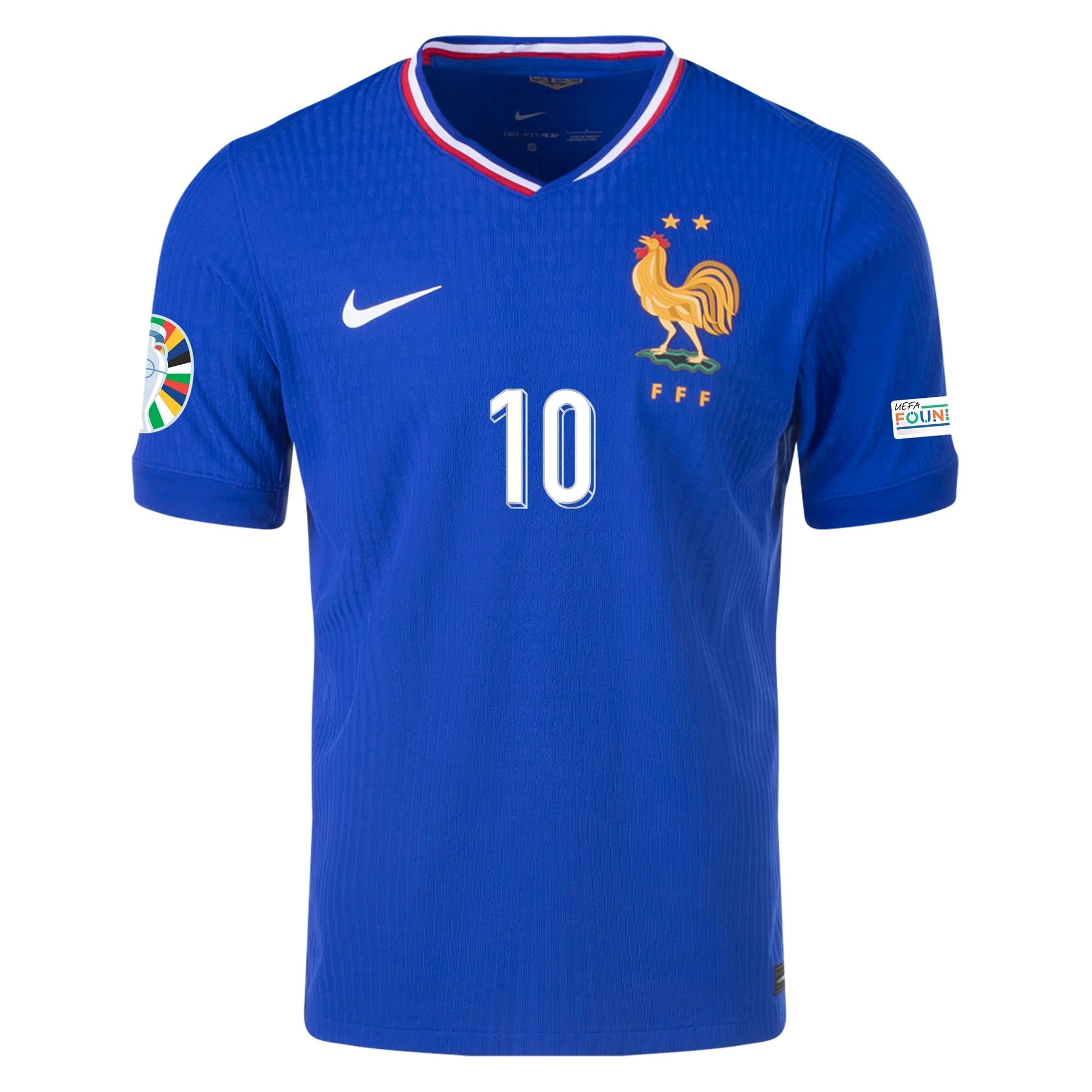 Men's Authentic Nike Mbappe France Home Jersey 2024Futballers F.C