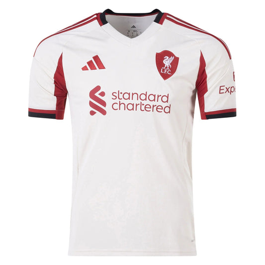 Men's Replica adidas Liverpool Away Jersey 25/26Futballers F.C