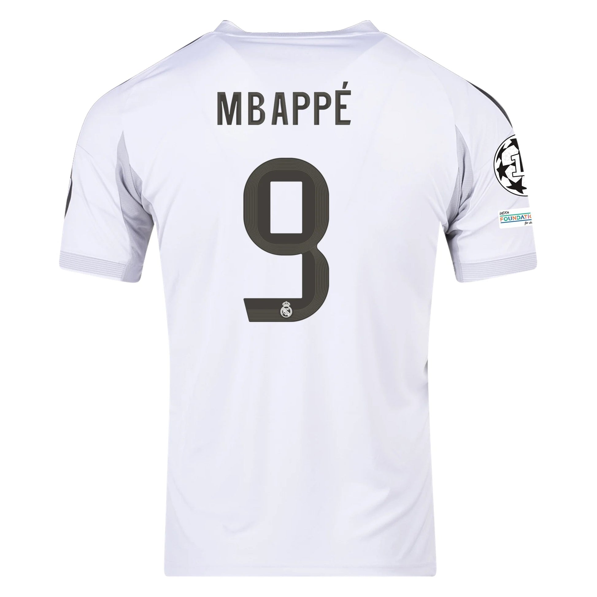 Men's Replica adidas Mbappe Real Madrid Home Jersey 25/26 - UCLFutballers F.C