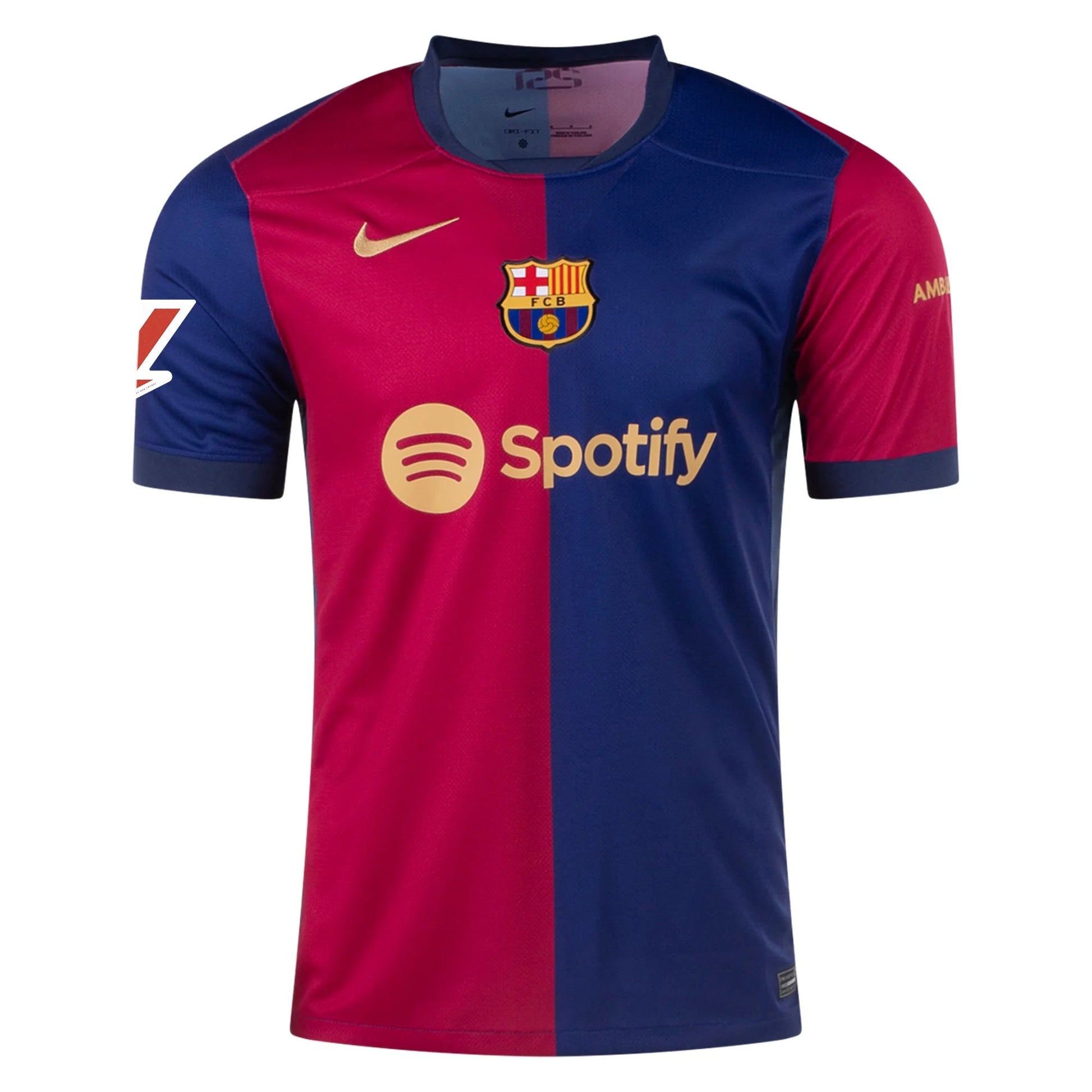 Men's Replica Nike Lamine Yamal Barcelona Home Jersey 24/25Futballers F.C