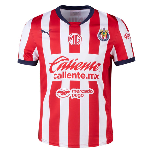 Men's Replica Puma Chivas Home Jersey 24/25Futballers F.C