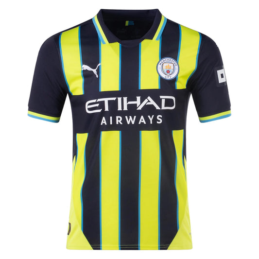 Men's Replica Puma Manchester City Away Jersey 24/25Futballers F.C