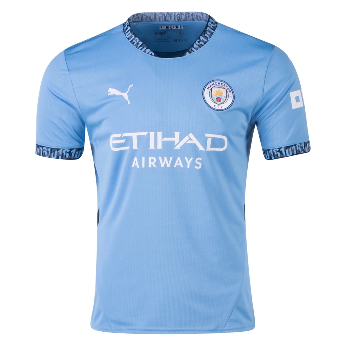 Men's Replica Puma Manchester City Home Jersey 24/25Futballers F.C