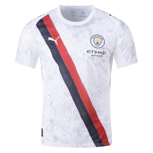Men's Replica Puma Manchester City KidSuper Jersey 2025 - WhiteFutballers F.C