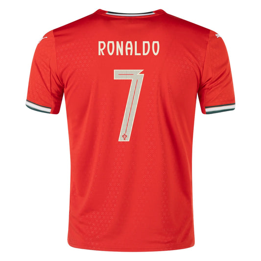 Men's Replica Puma Ronaldo Portugal Home Jersey 2025Futballers F.C