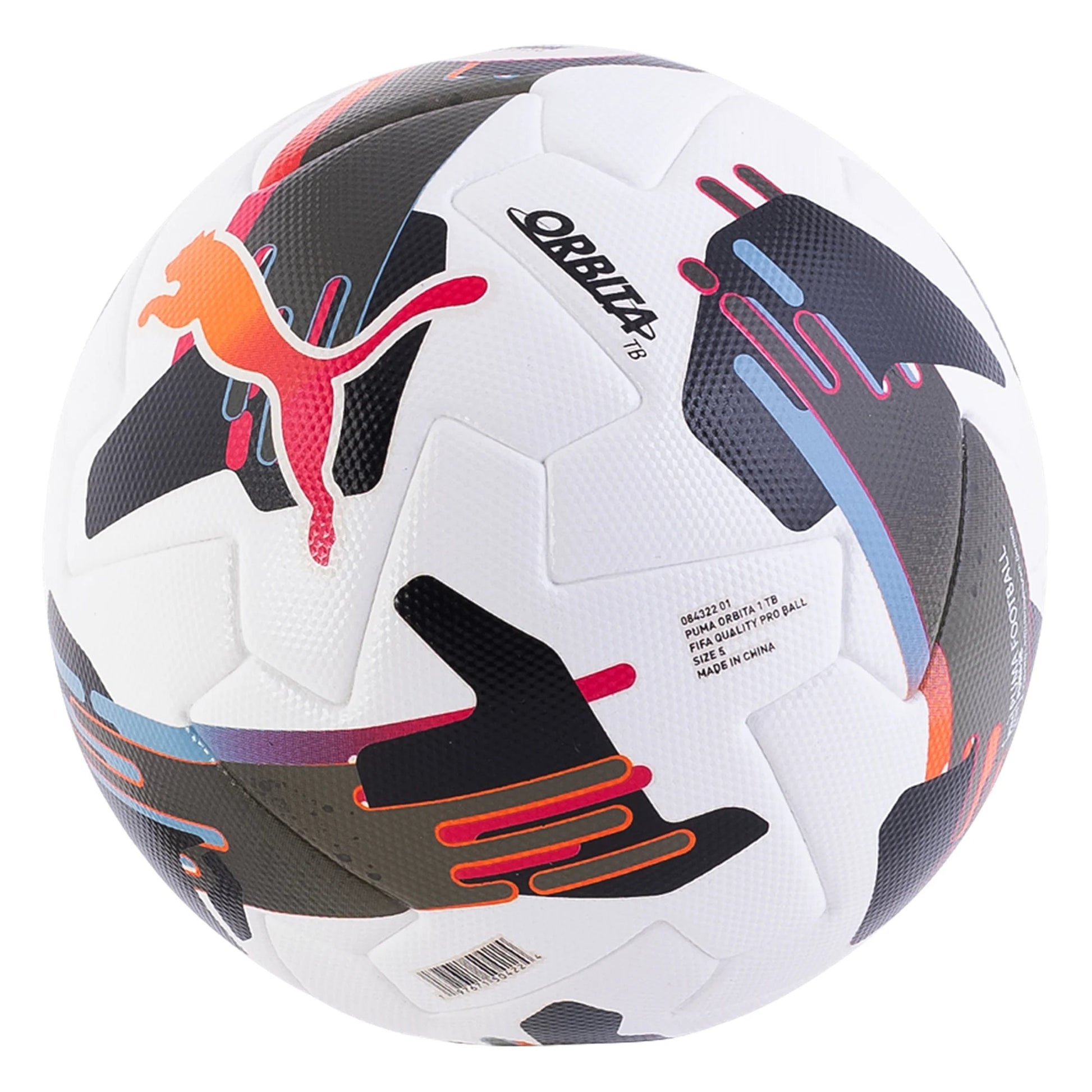 Puma Orbita 1 Thermabond FIFA Quality Pro Soccer Ball - White/MulticolorFutballers F.C