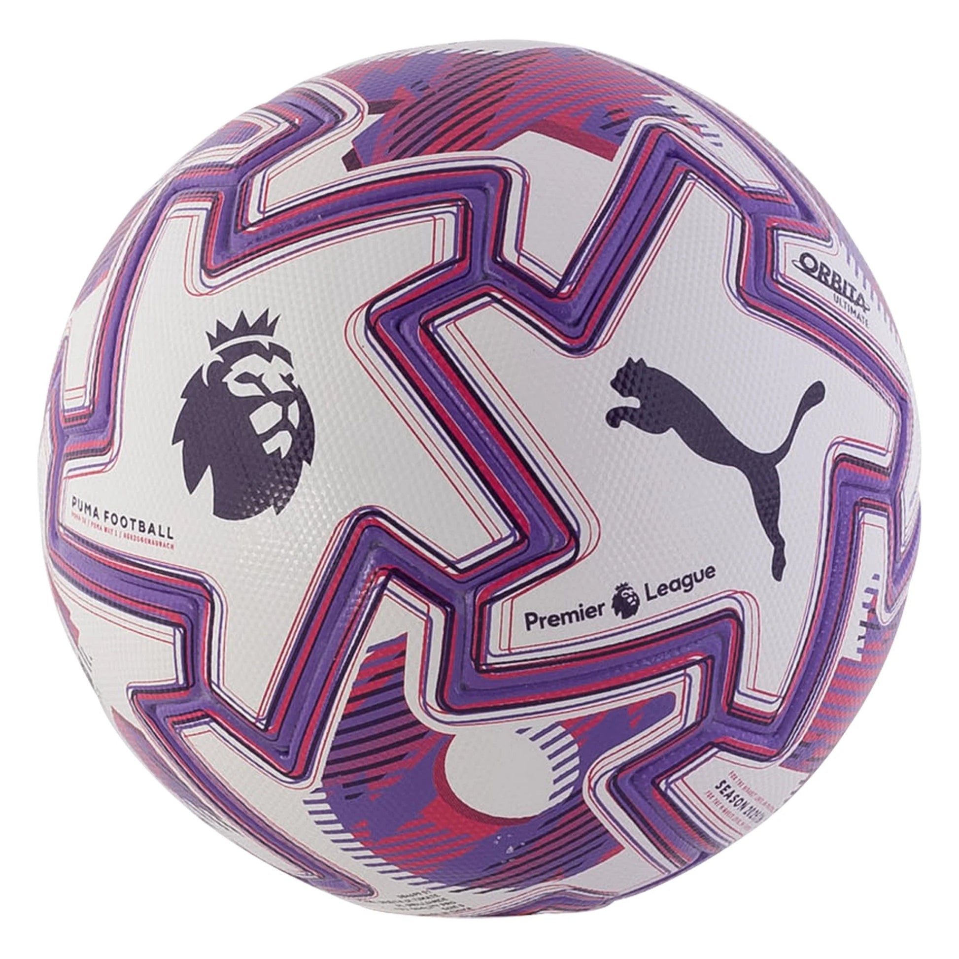 Puma Orbita Ultimate Premier League Brilliance FIFA Quality Pro Soccer Ball 25/26 - White/Multi - colorFutballers F.C